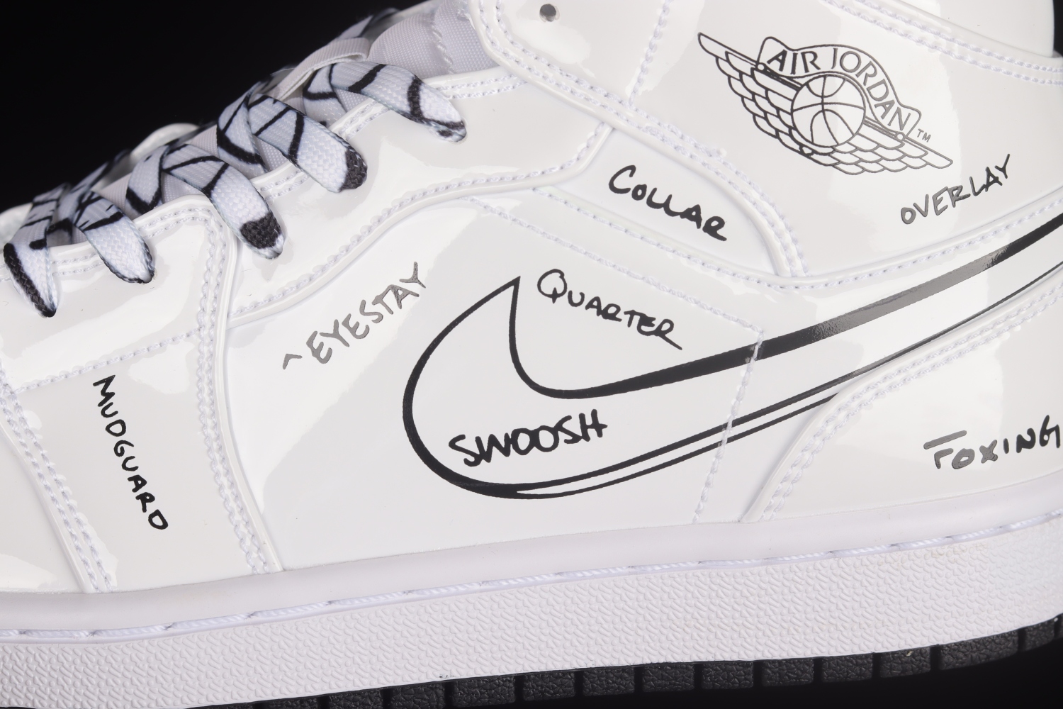 Jordan 1 Mid Schematic (GS) DQ1864-100