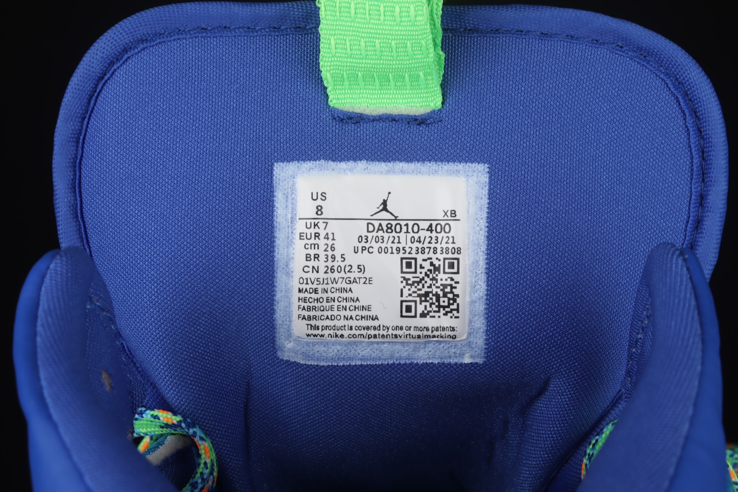 Jordan 1 Mid Sprite Blue (GS) DA8010-400