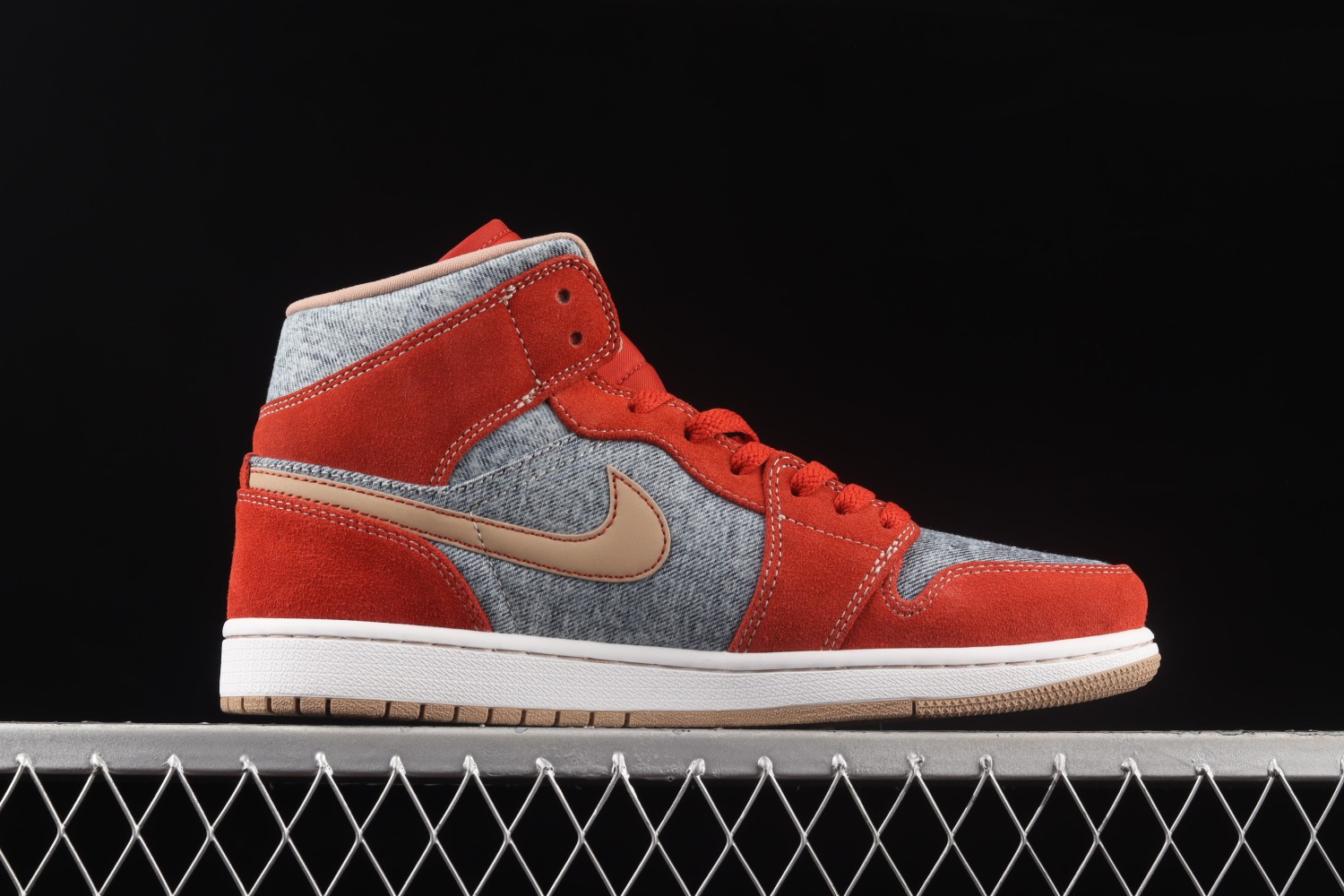 Jordan 1 Mid Denim Red DM4352-600