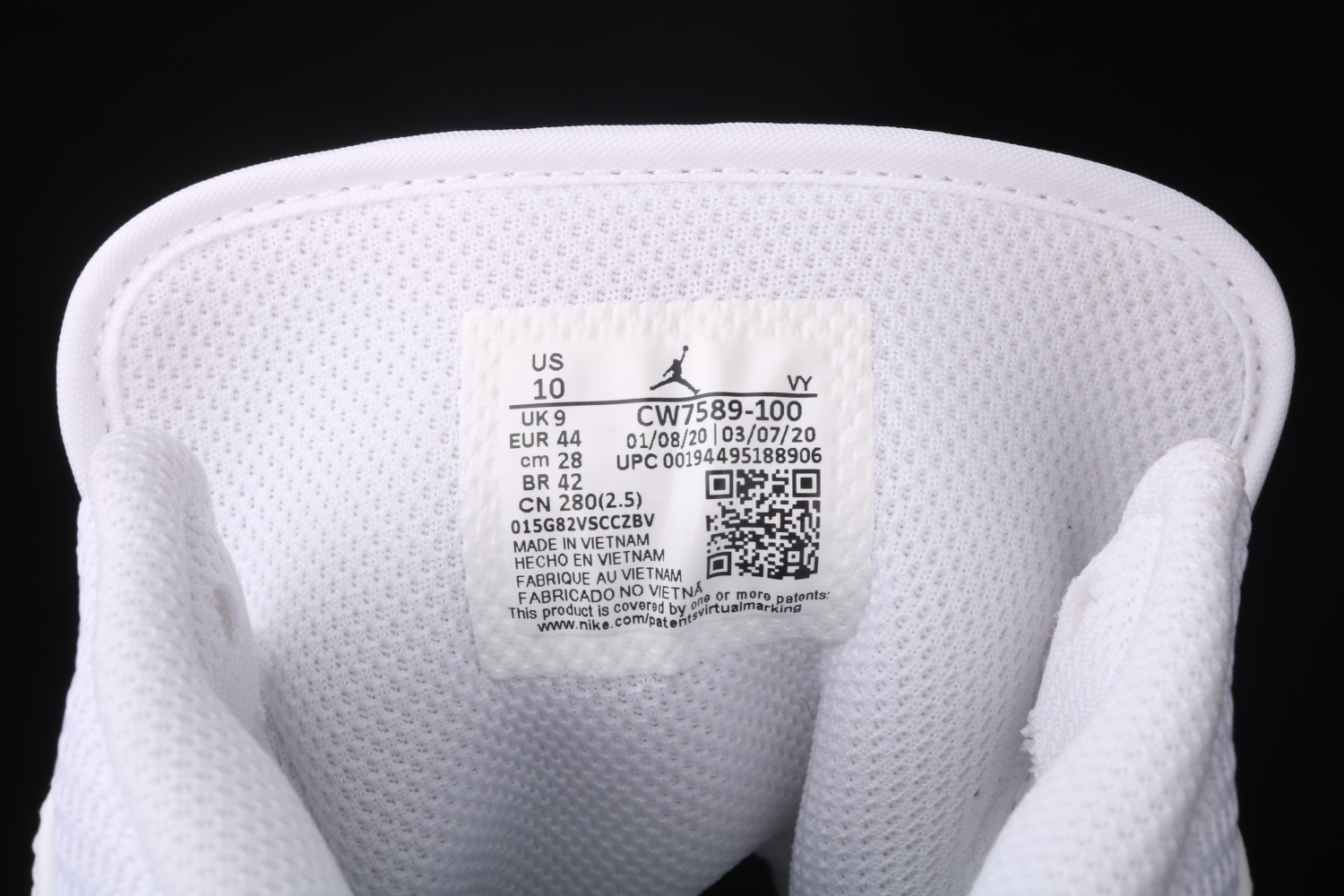 Jordan 1 Mid SE Nike Swoosh On Tour (2020) CW7589-100