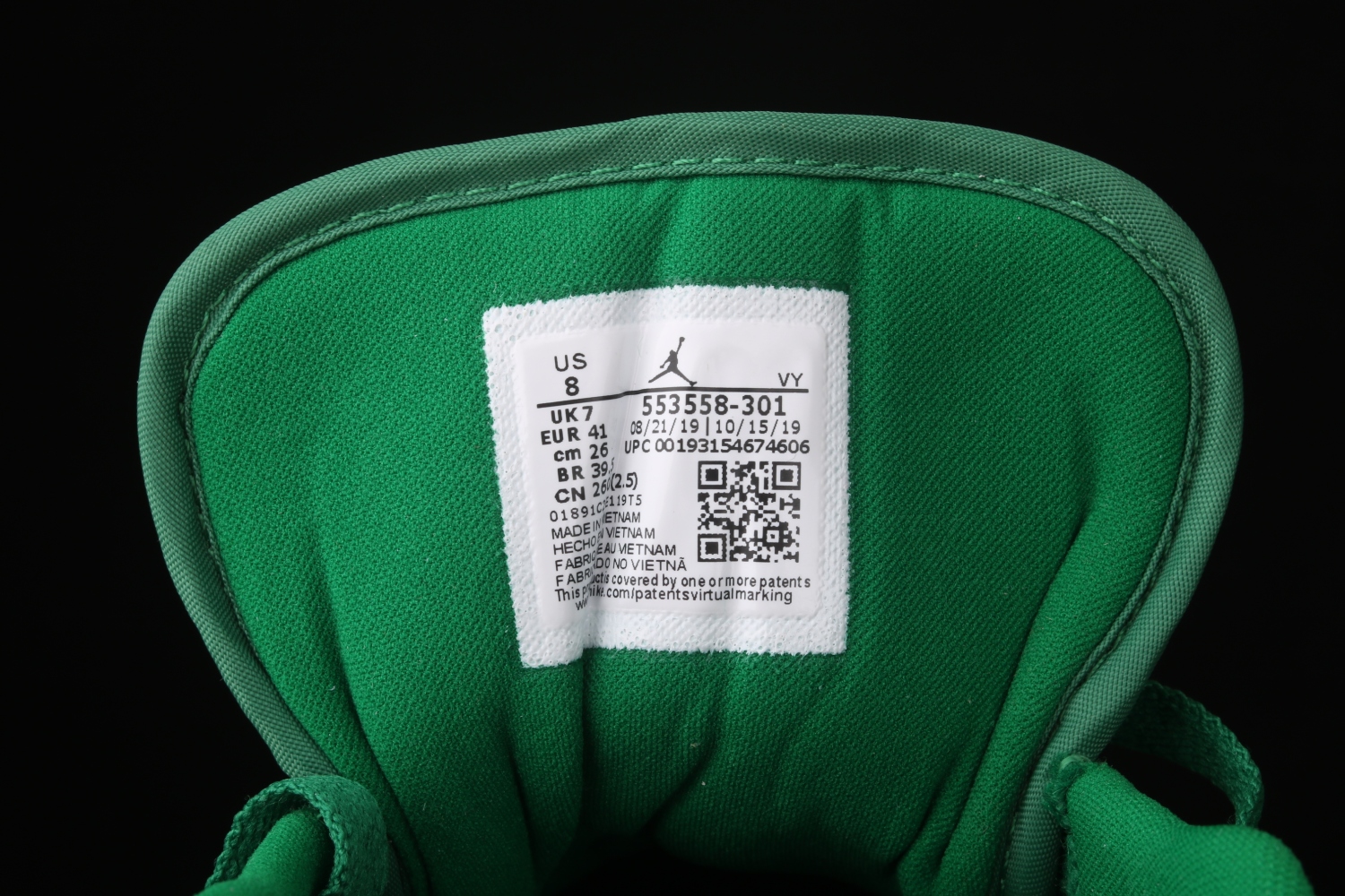 Jordan 1 Low Pine Green 553558-301
