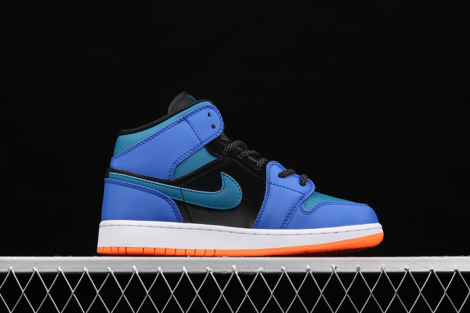 Jordan 1 Mid Racer Blue Green Abyss (GS) 554725-440