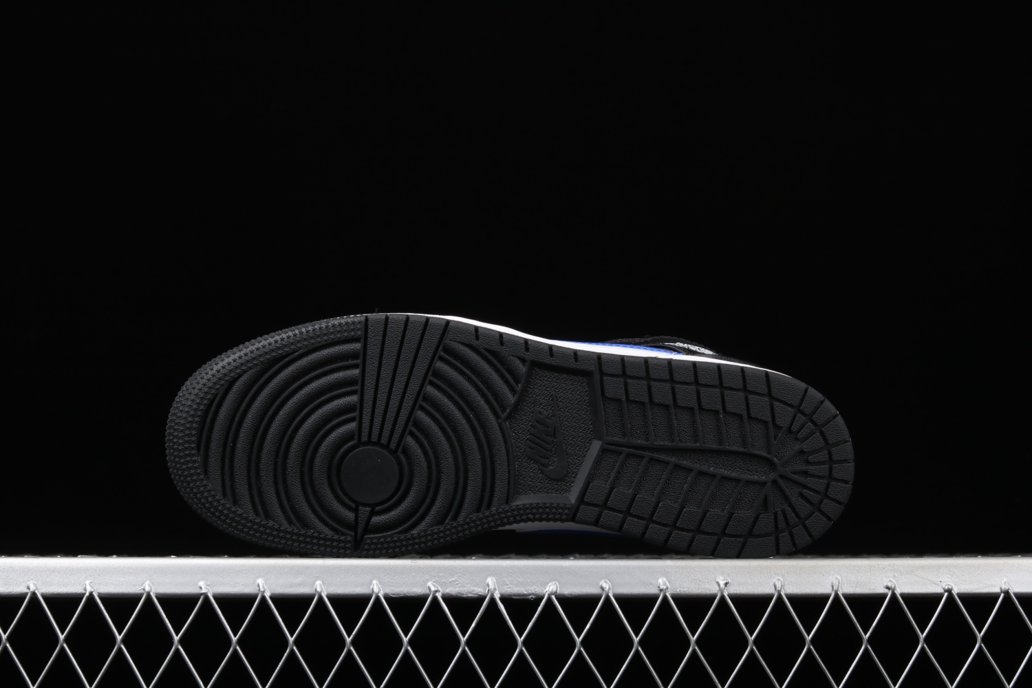 Jordan 1 Mid Black Racer Blue White (GS) 554725-084