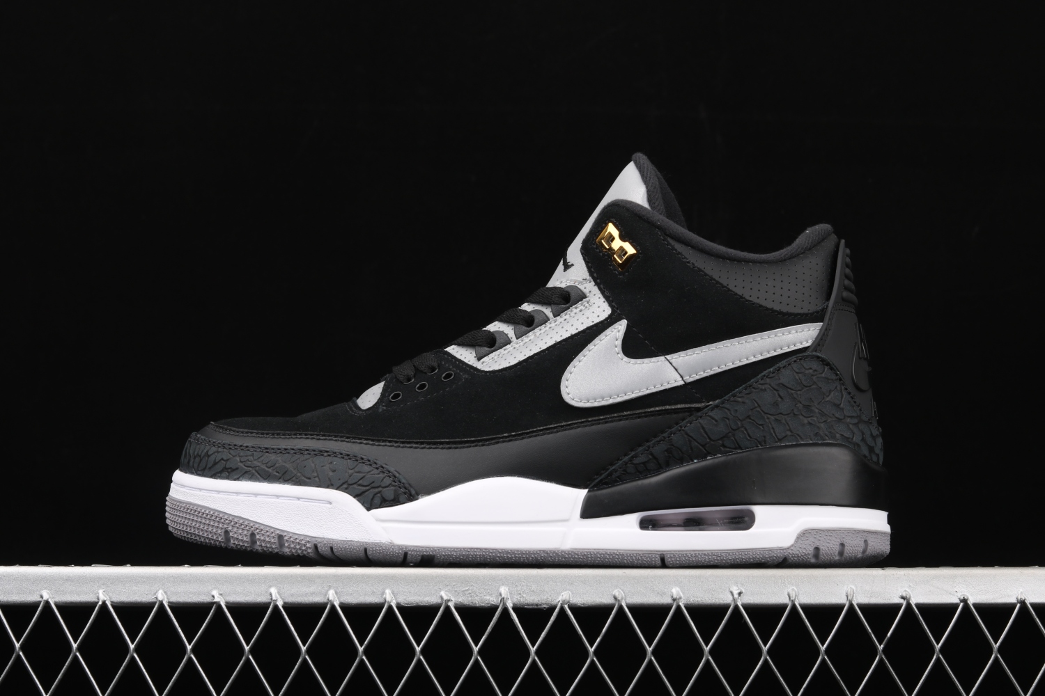 Jordan 3 Retro Tinker Black Cement Gold CK4348-007