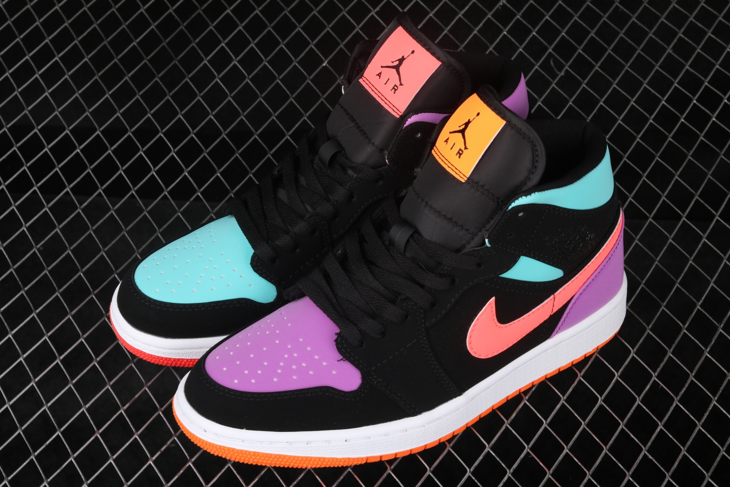 Jordan 1 Mid Multi-Color (GS) 554724-083