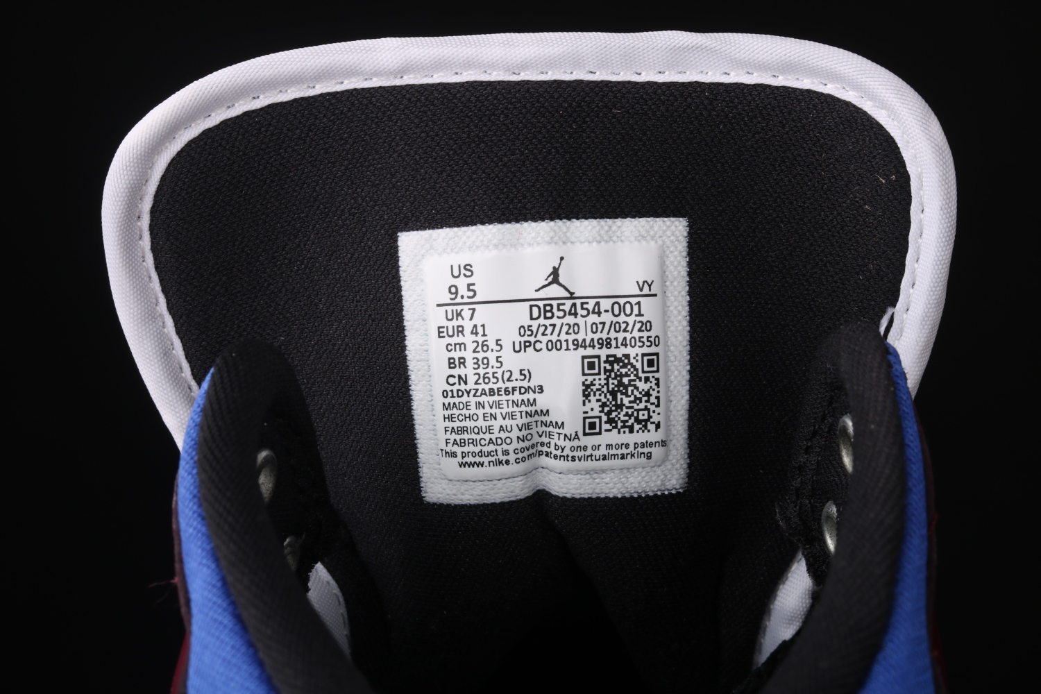 Jordan 1 Mid SE Black White Multi-Color (W) DB5454-001