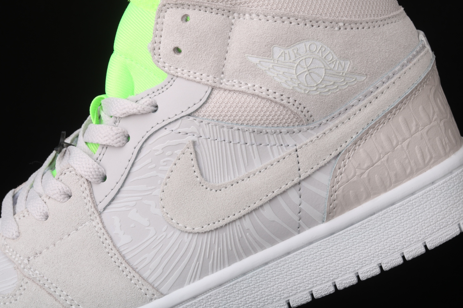 Jordan 1 Mid Vast Grey Ghost Green (W) CV3018-001