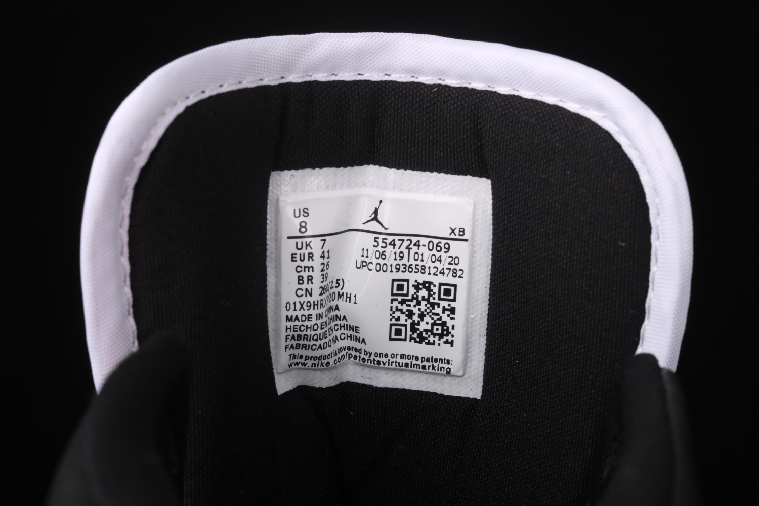Jordan 1 Mid Chicago Toe 554724-069
