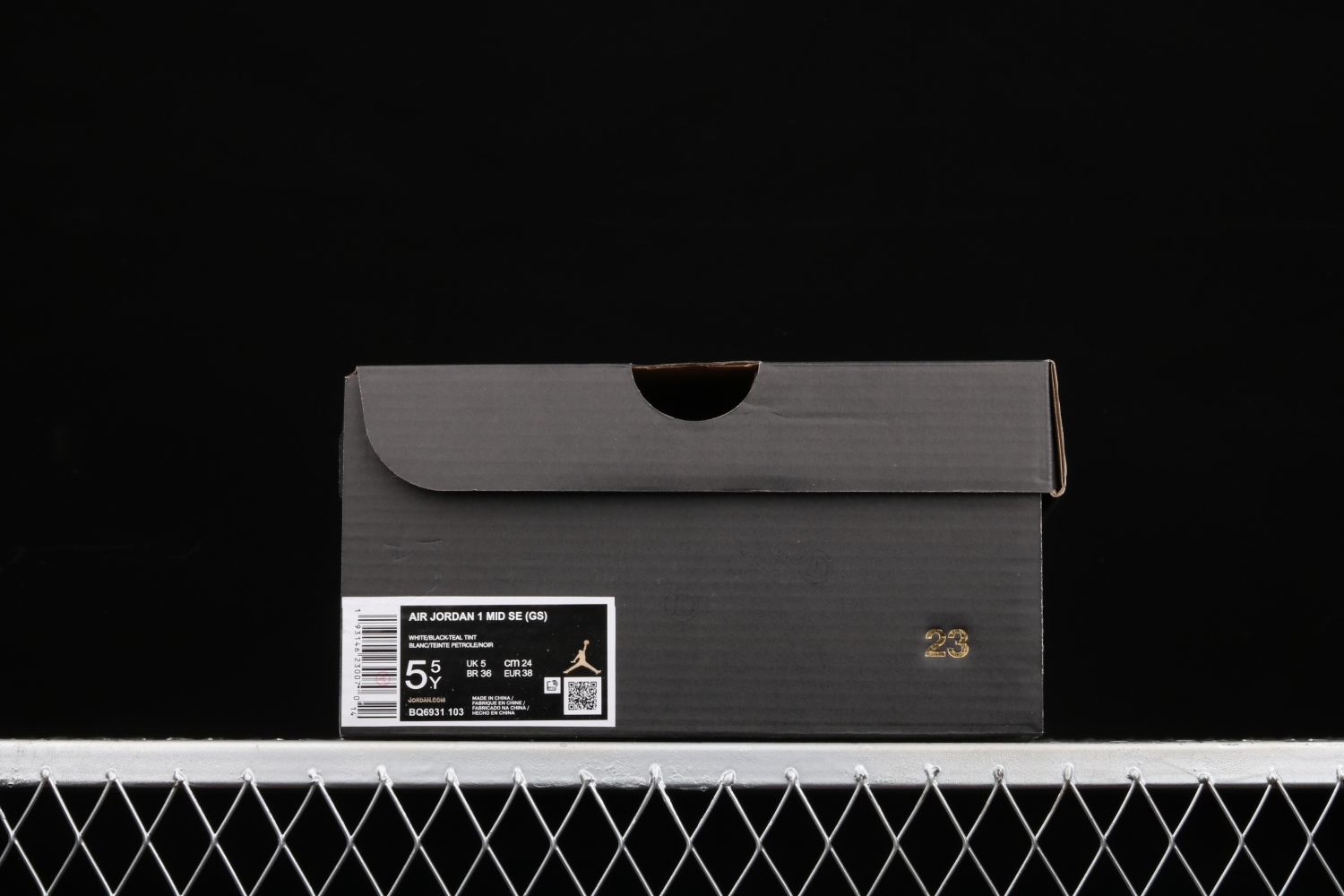 Jordan 1 Mid White Black Teal Tint (GS)  BQ6931-103