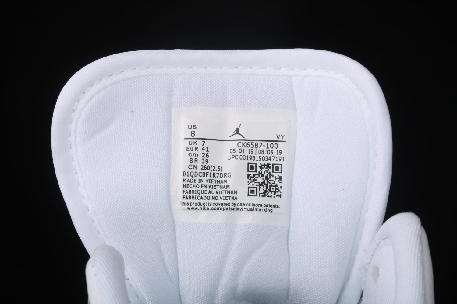 Jordan 1 Mid Iridescent Reflective White (W) CK6587-100