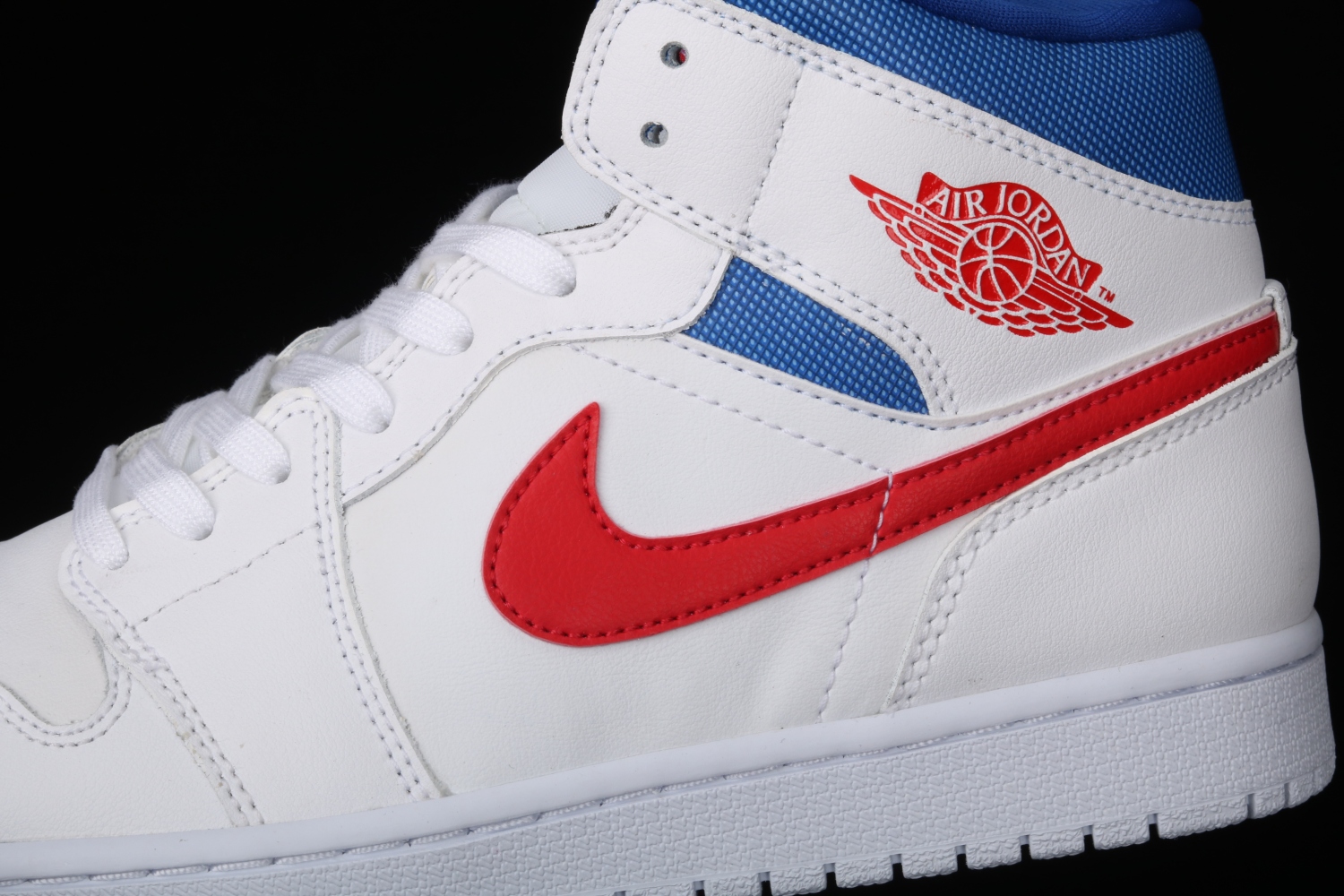 Jordan 1 Mid White Red Royal (W) BQ6472-164