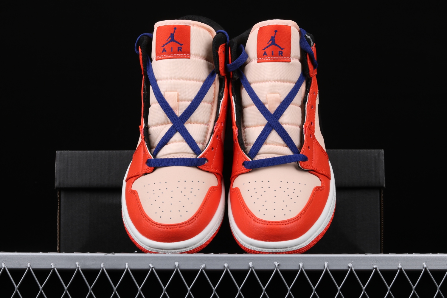 Jordan 1 Mid Team Orange Black 852542-800