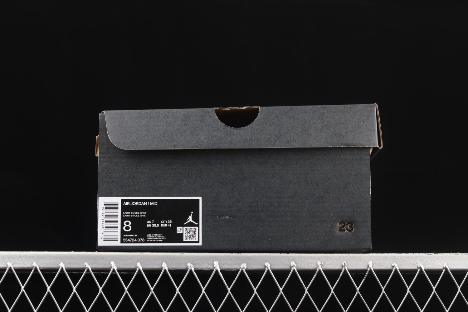 Jordan 1 Mid Light Smoke Grey Anthracite 554724-078
