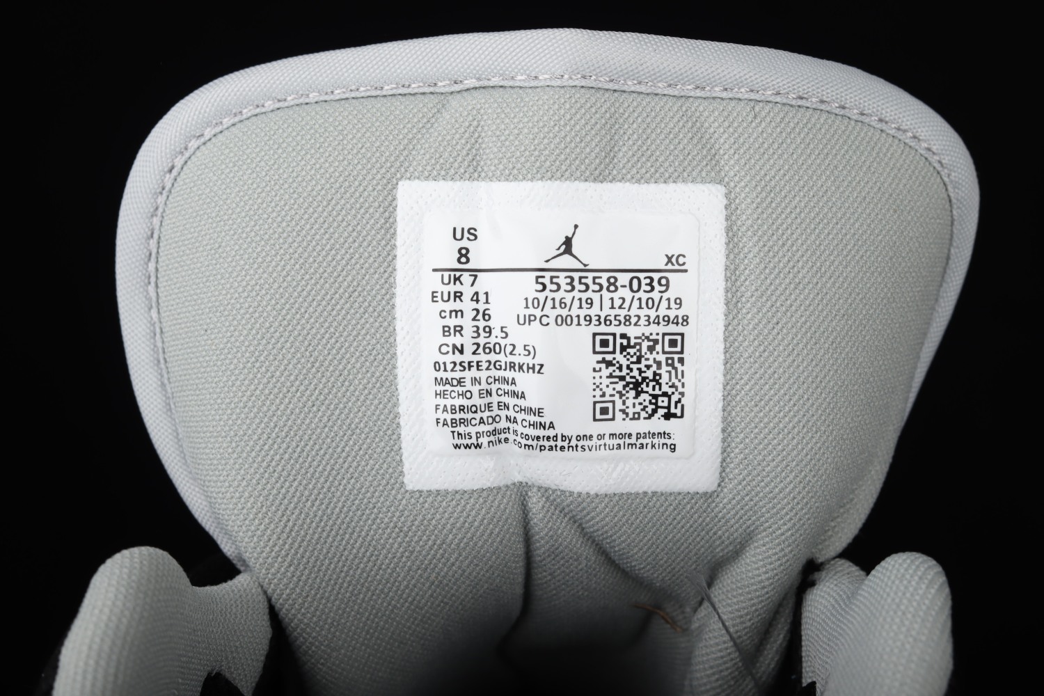 Jordan 1 Low Shadow 553558-039