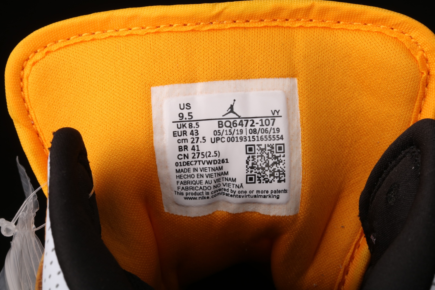 Jordan 1 Mid Laser Orange (W) BQ6472-107
