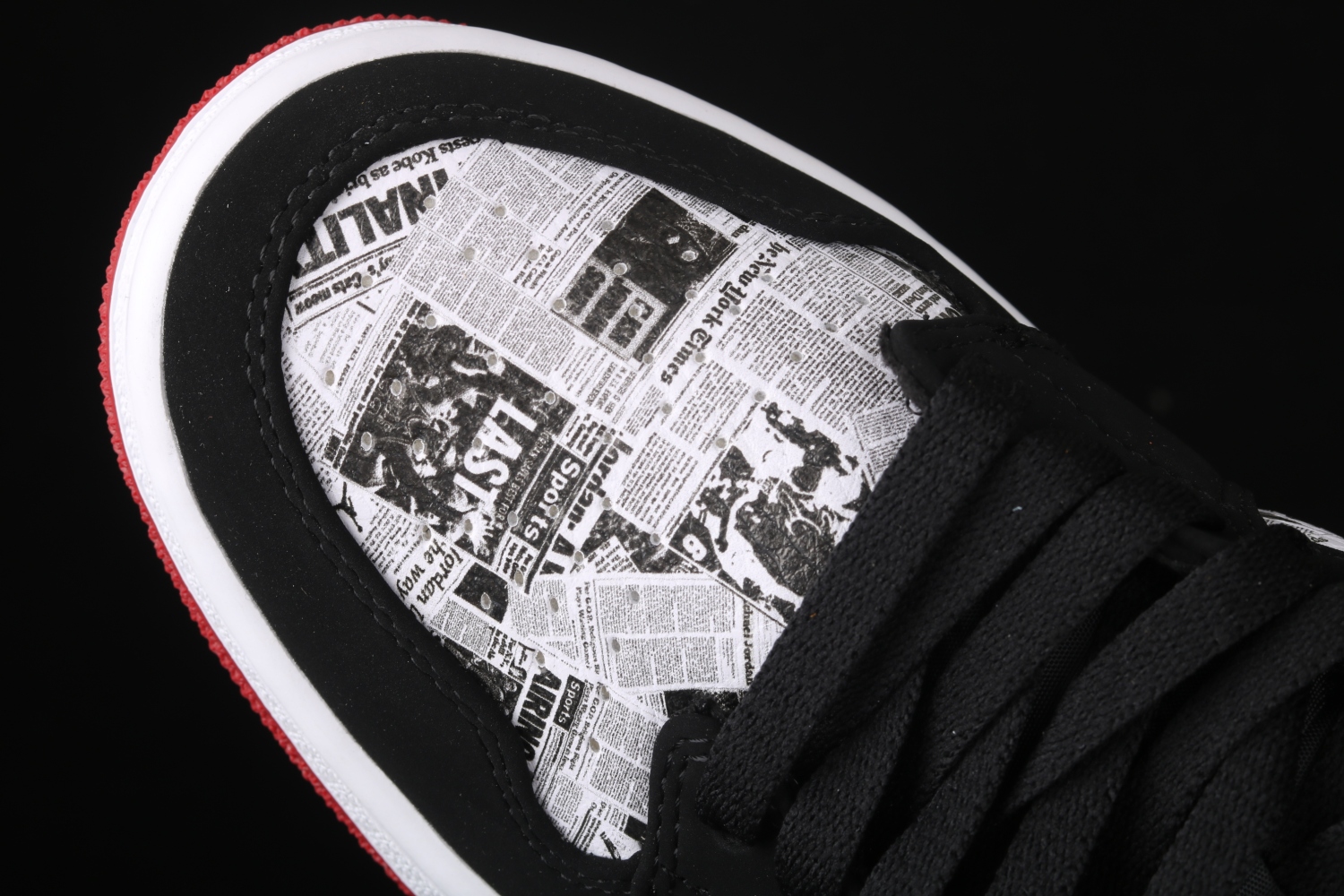 Jordan 1 Mid Newspaper Air Times 852542-061