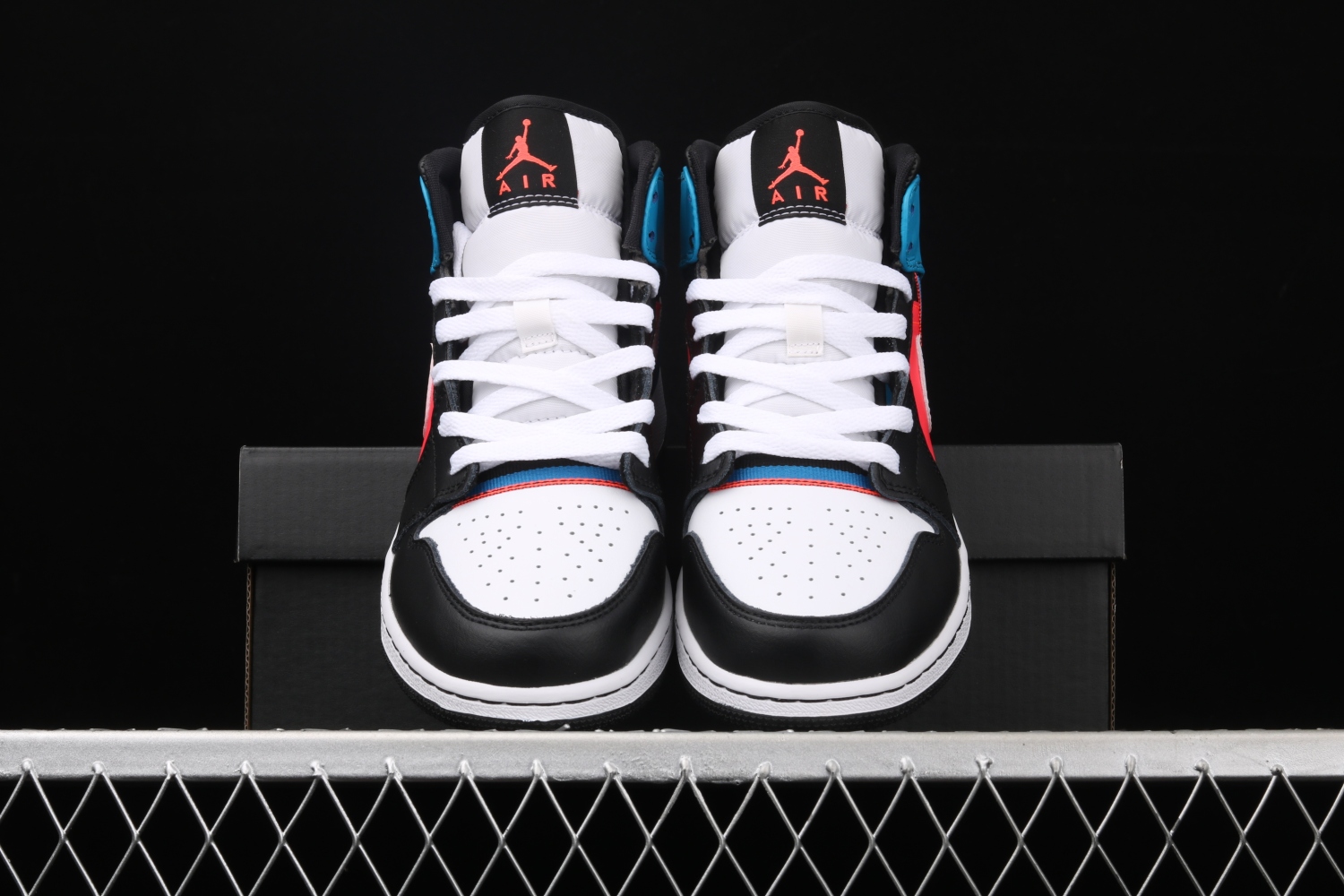 Jordan 1 Mid Tri Color Ribbons (GS) CV4891-001