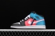 Jordan 1 Mid Tri Color Ribbons (GS) CV4891-001