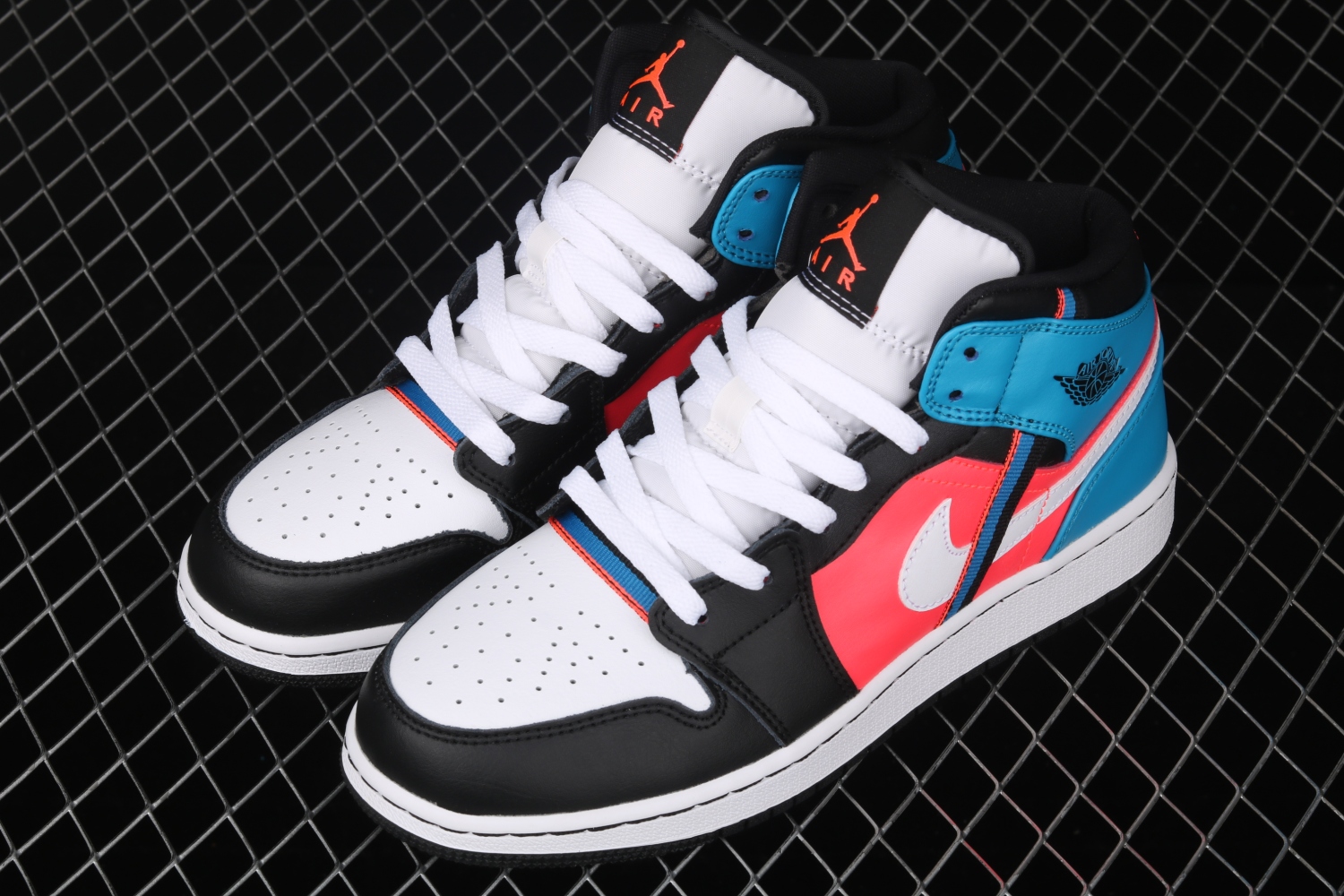 Jordan 1 Mid Tri Color Ribbons (GS) CV4891-001