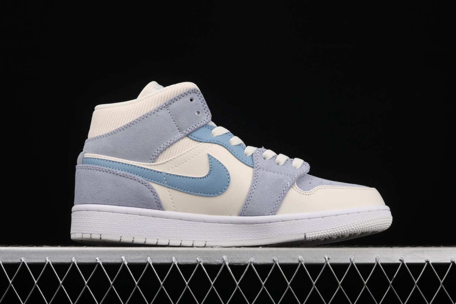 Jordan 1 Mid Mixed Textures Blue  DA4666-100