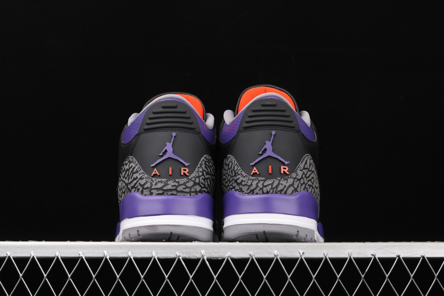 Jordan 3 Retro Black Court Purple CT8532-050