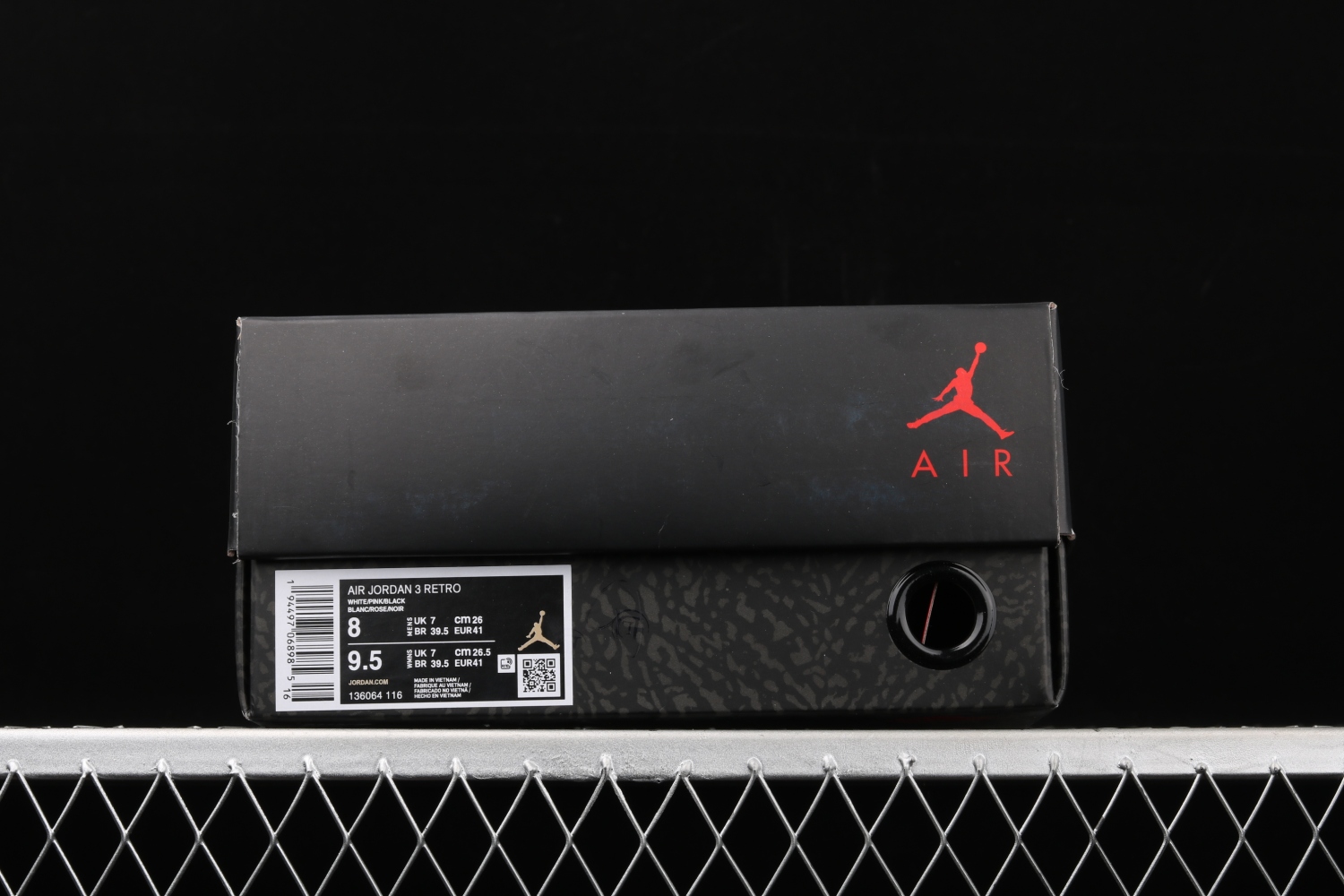 Jordan 3 Retro Hall of Fame 136064-116