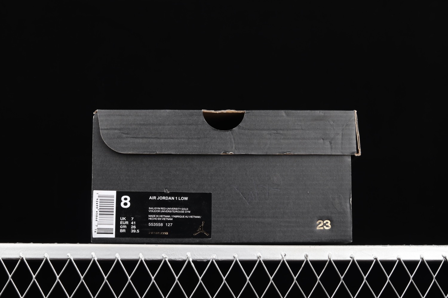 Jordan 1 Low Sail University Gold Black 553558-127