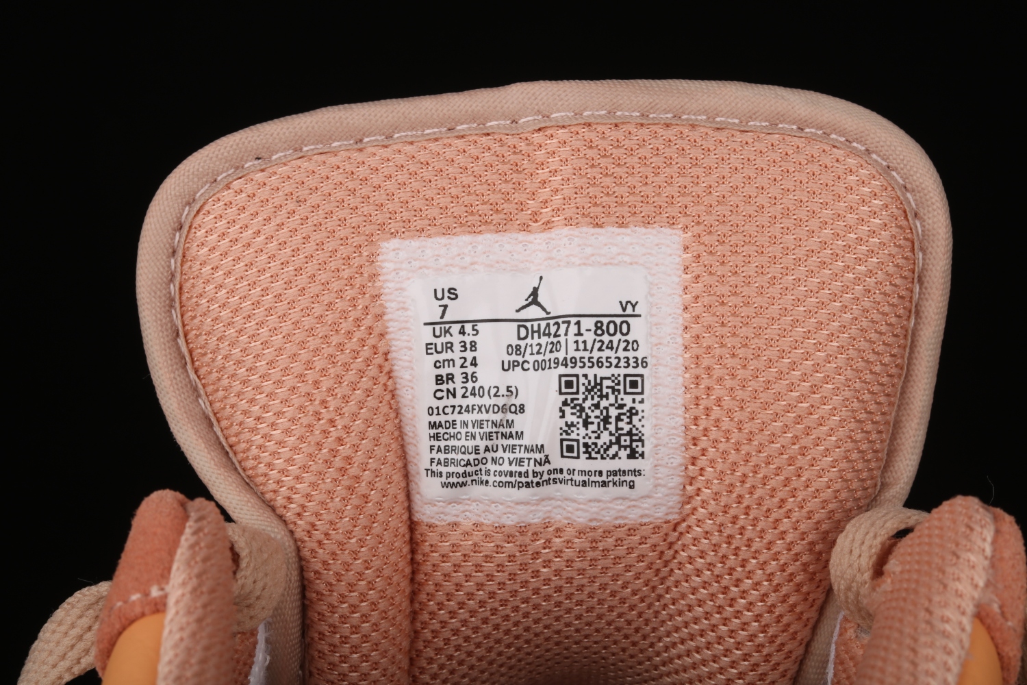 Jordan 1 Low  Apricot Orange (W)  DH4271-800