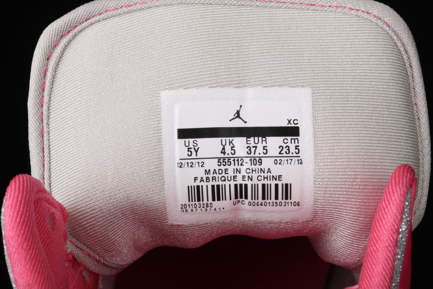 AIR JORDAN GIRLS 1 MID (GS) 555112-109
