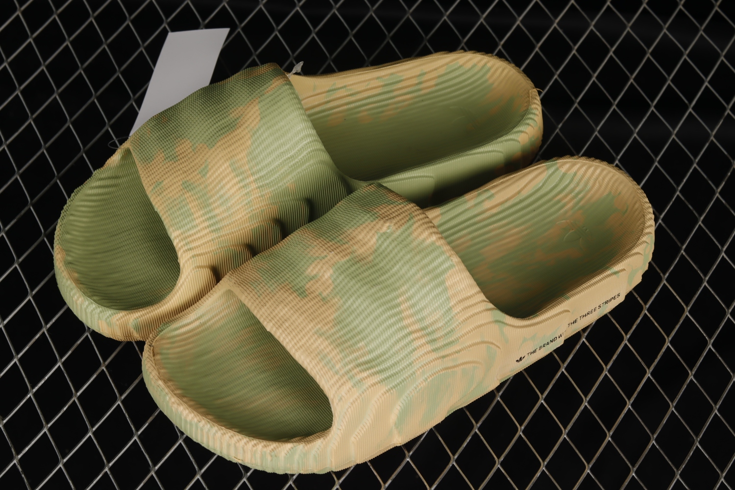 adidas Adilette 22 Slides Magic Lime St Desert Sand GY1597
