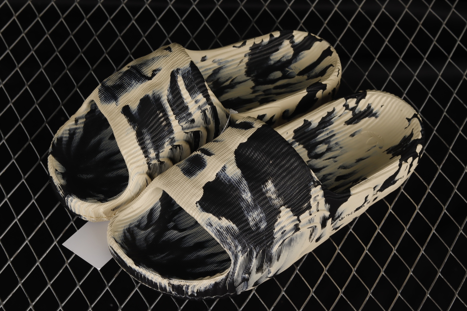 adidas Adilette 22 Slides Black Grey GX6947