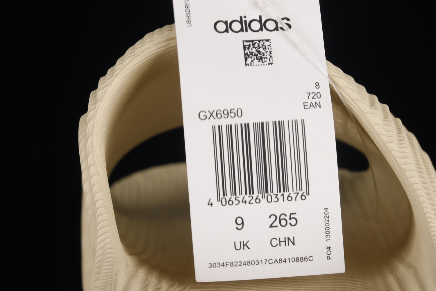 adidas Adilette 22 Slides Black Grey GX6950