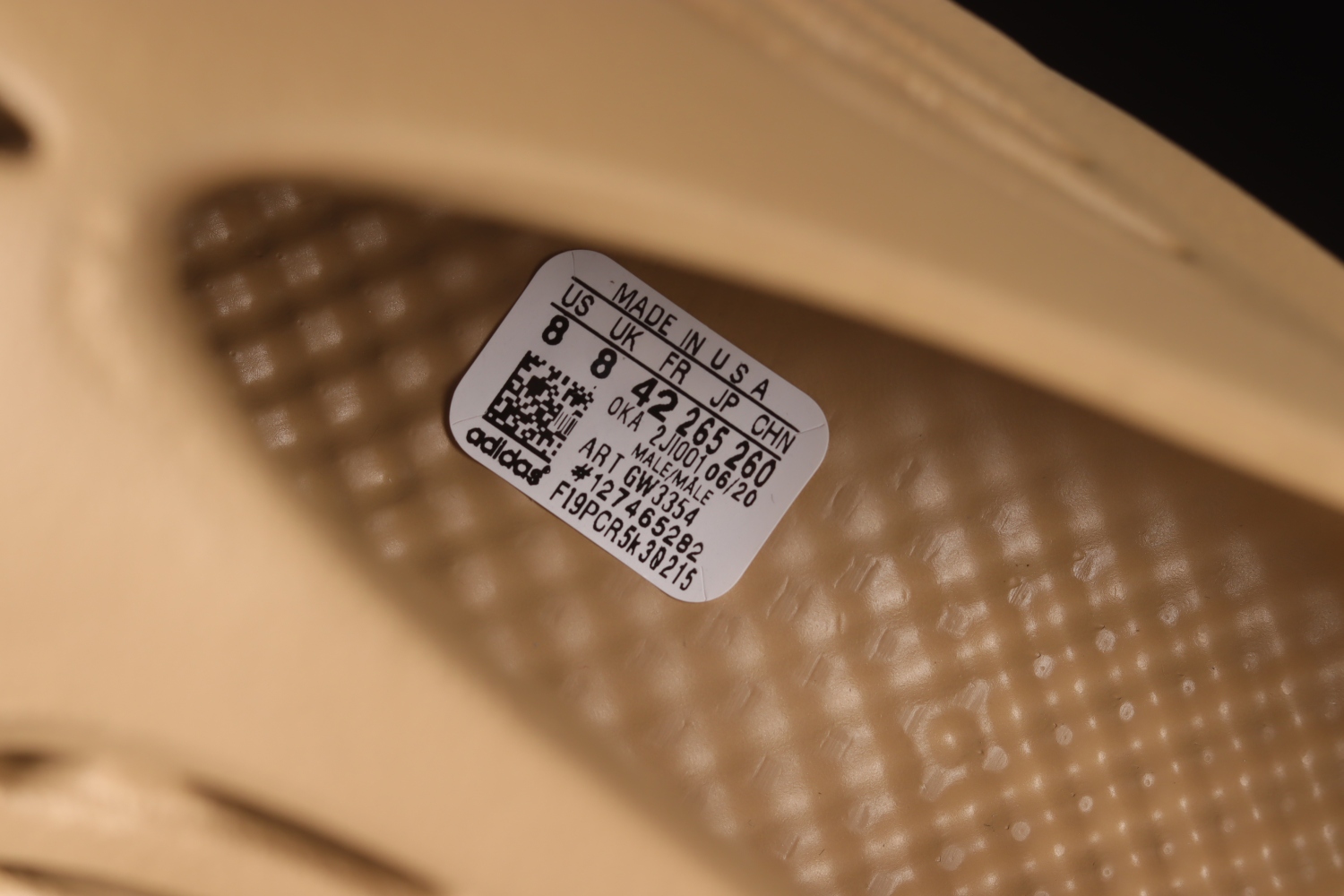 adidas Yeezy Foam RNNR Ochre GW3354