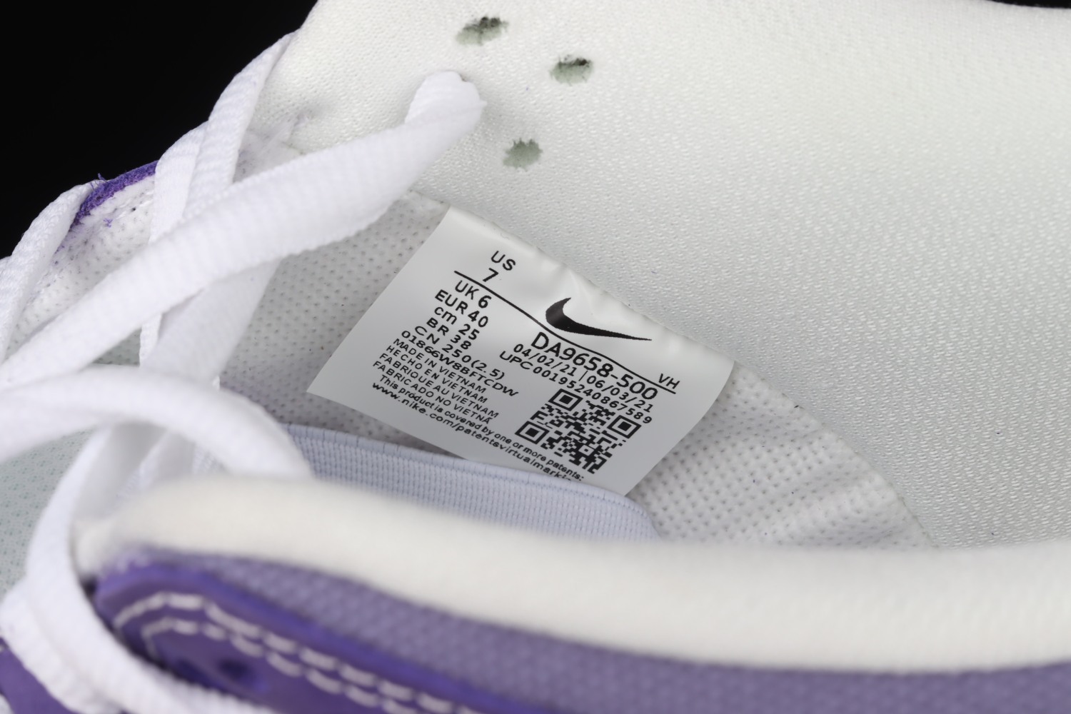 Nike SB Dunk Low Pro ISO Orange Label Unbleached Pack Lilac DA9658-500
