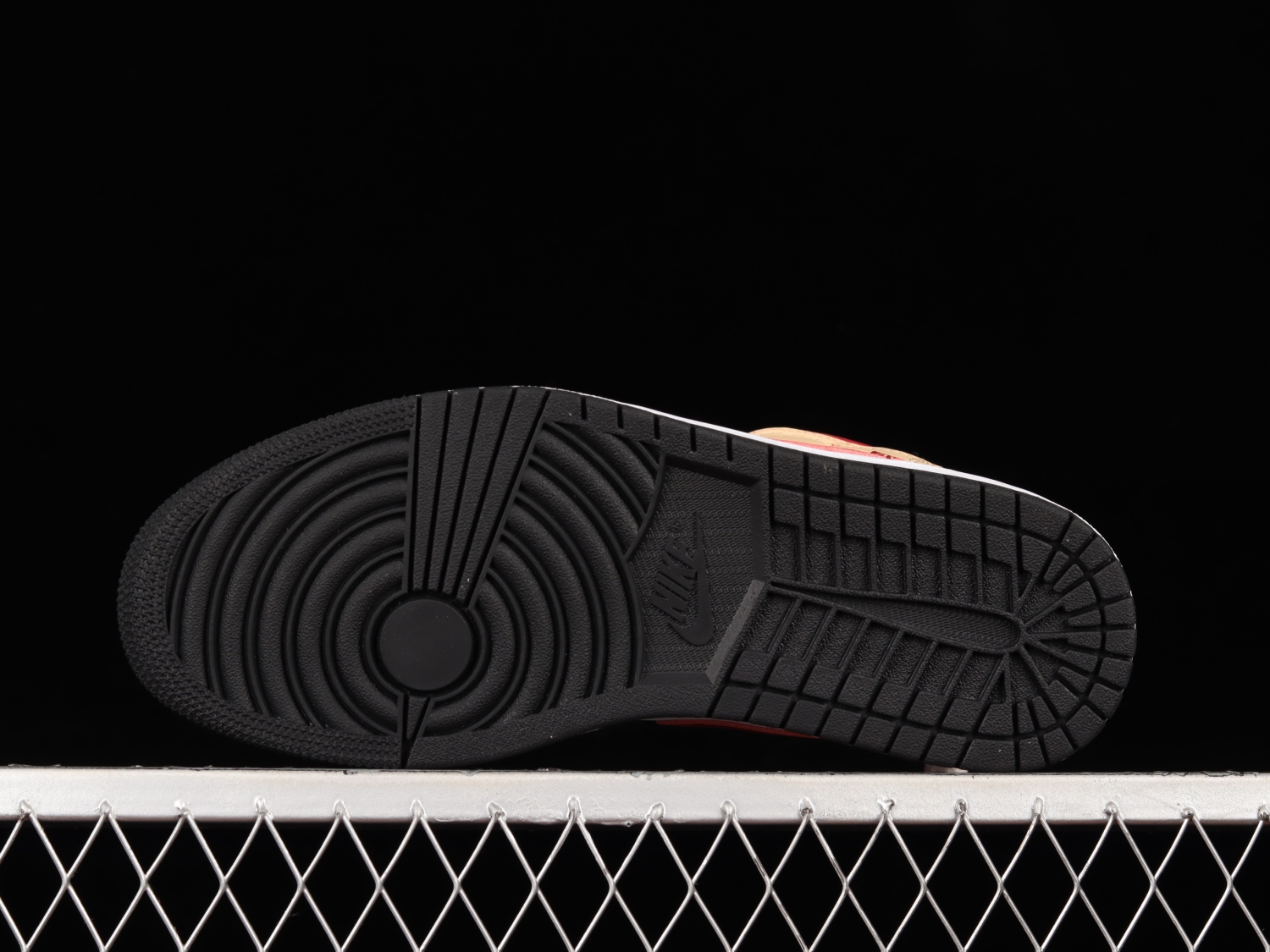 Jordan 1 Mid Light Curry Cardinal (GS) 554724-201