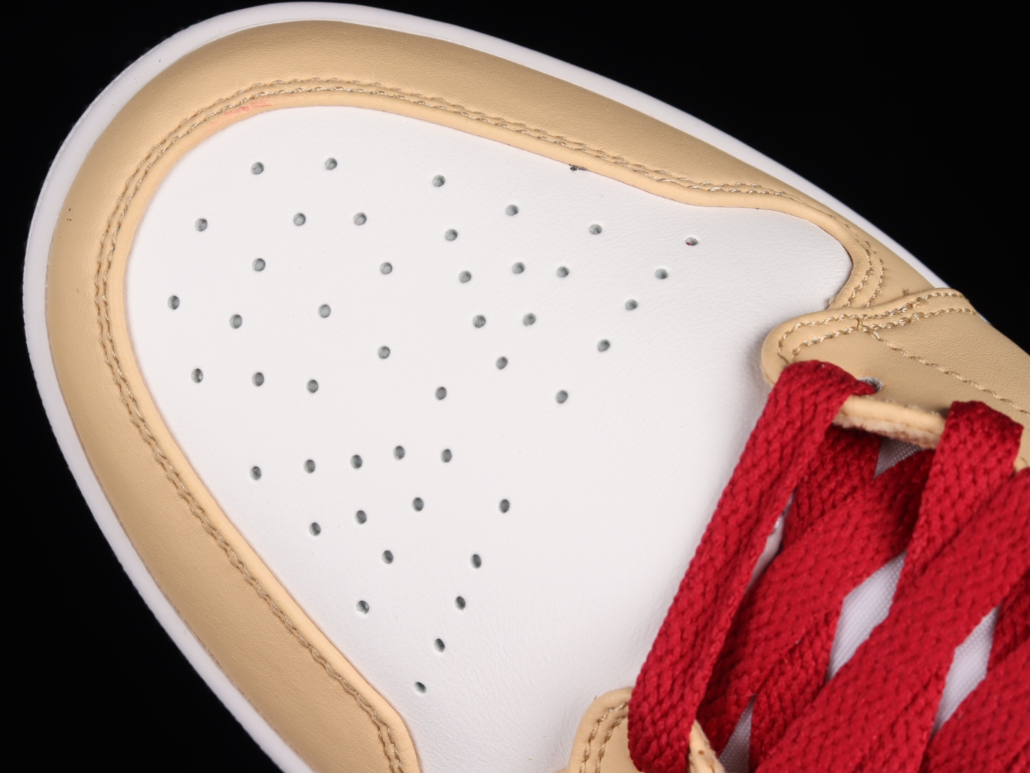 Jordan 1 Mid Light Curry Cardinal (GS) 554724-201