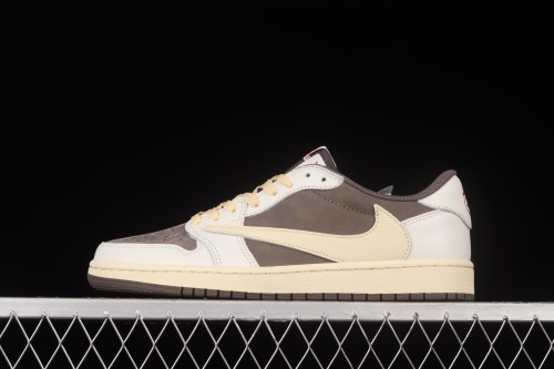 Travis Scott x Air Jordan 1   Reverse Mocha   AJ1  DM7866-162