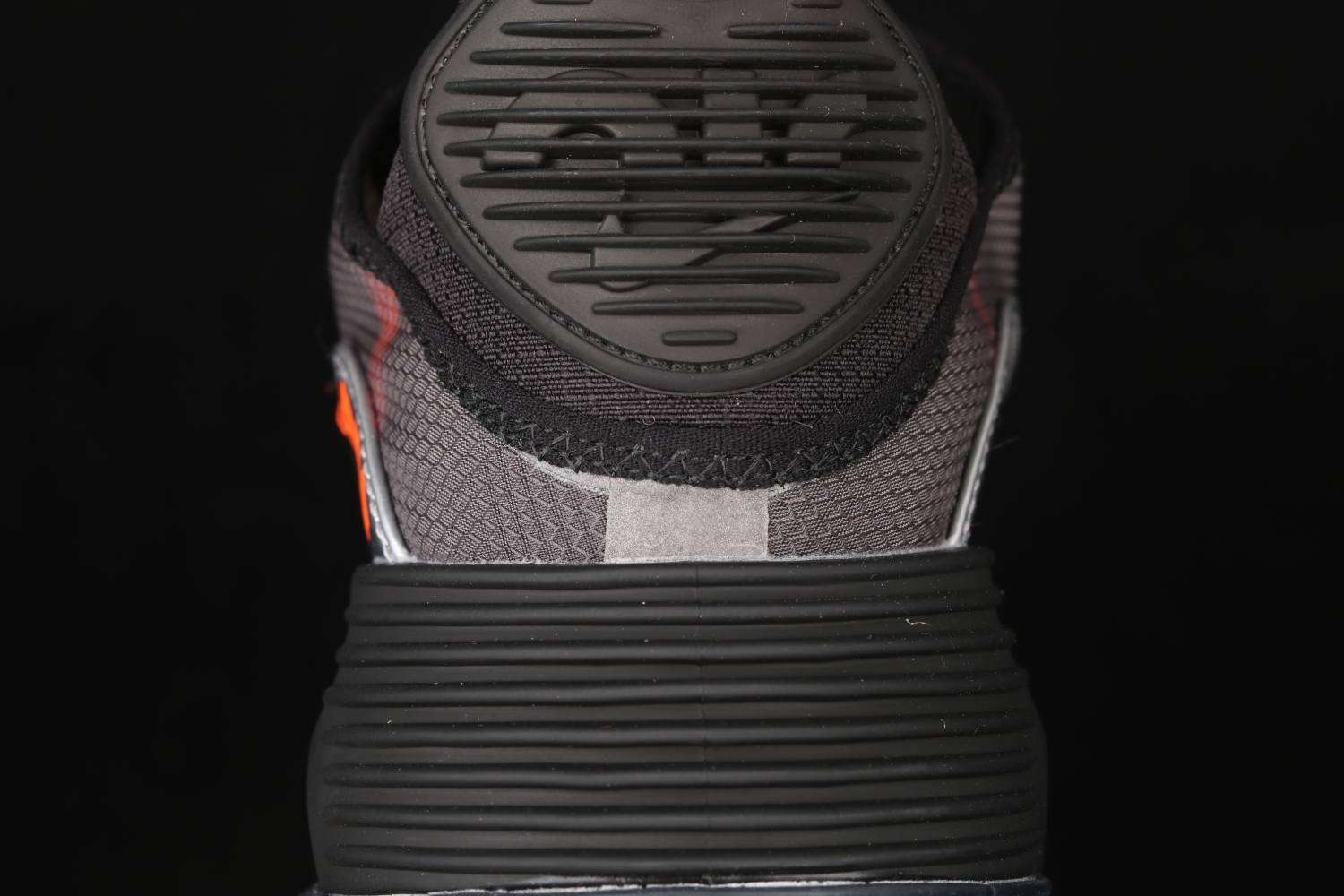 Nike 3M x Air Max 2090 Sneakers Shoes Black Orange Metallic Silver CW8611-001