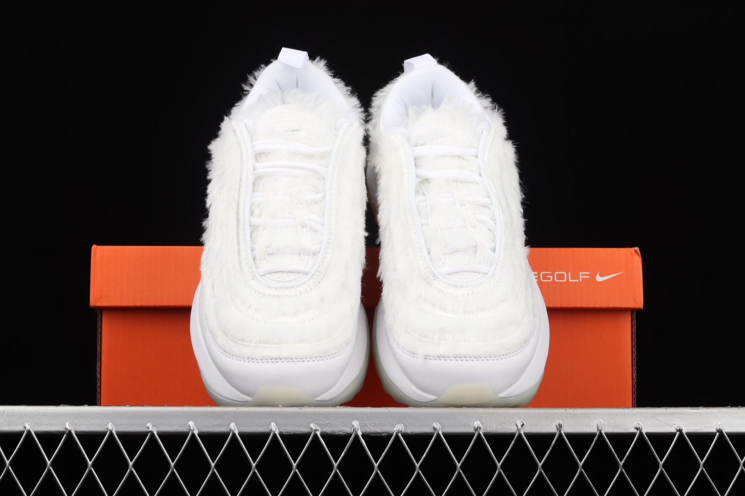 2021 Nike Air Max 97 Golf NRG White Girl’s Shoes CK4437-101