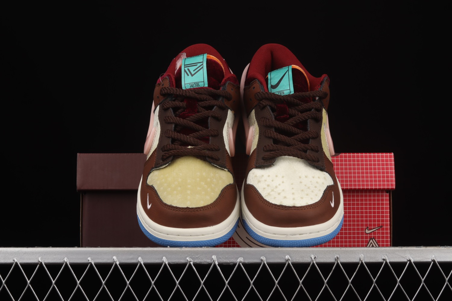 Nike Dunk Mid Social Status Free Lunch Chocolate Milk  DJ1173-700