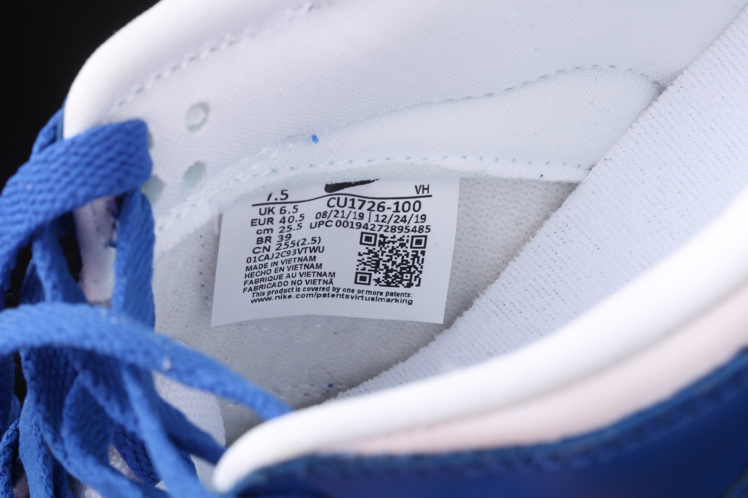 Nike Dunk Low SP Kentucky (2020/2022) CU1726-100