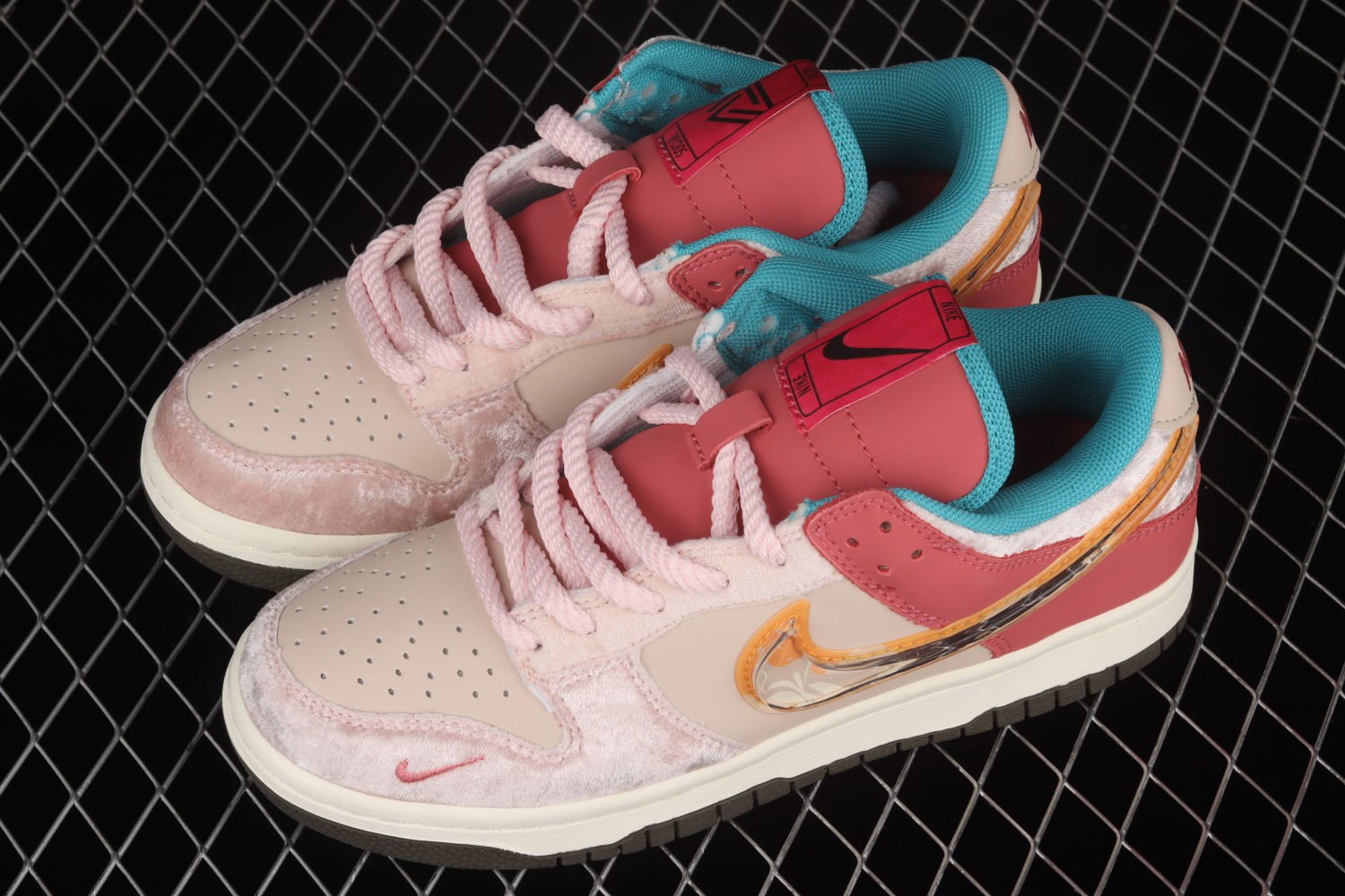 Nike Dunk Mid Social Status Free Lunch Strawberry Milk  DJ1173-600