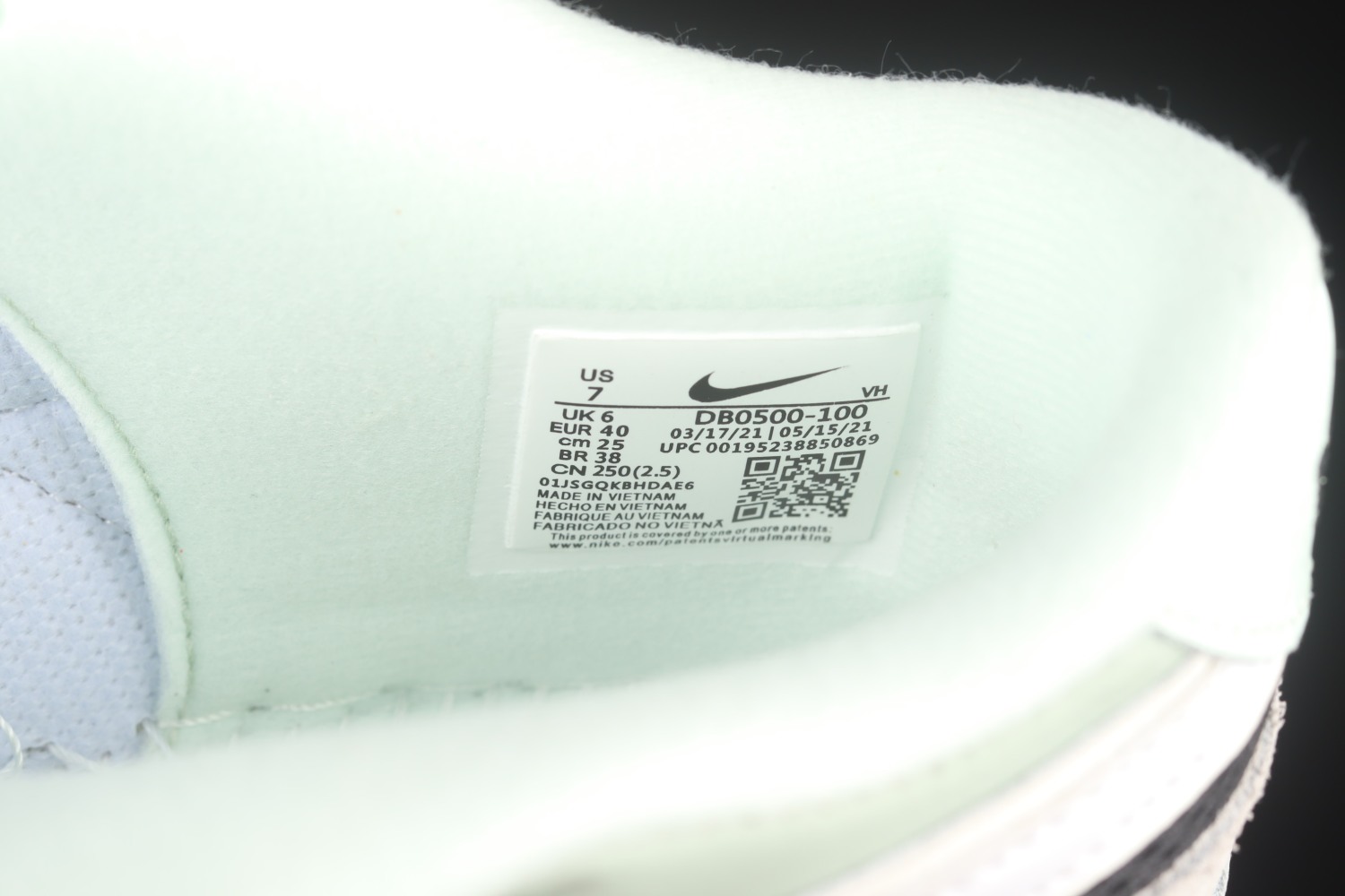 Nike Dunk Low Scrap Sea Glass DB0500-100