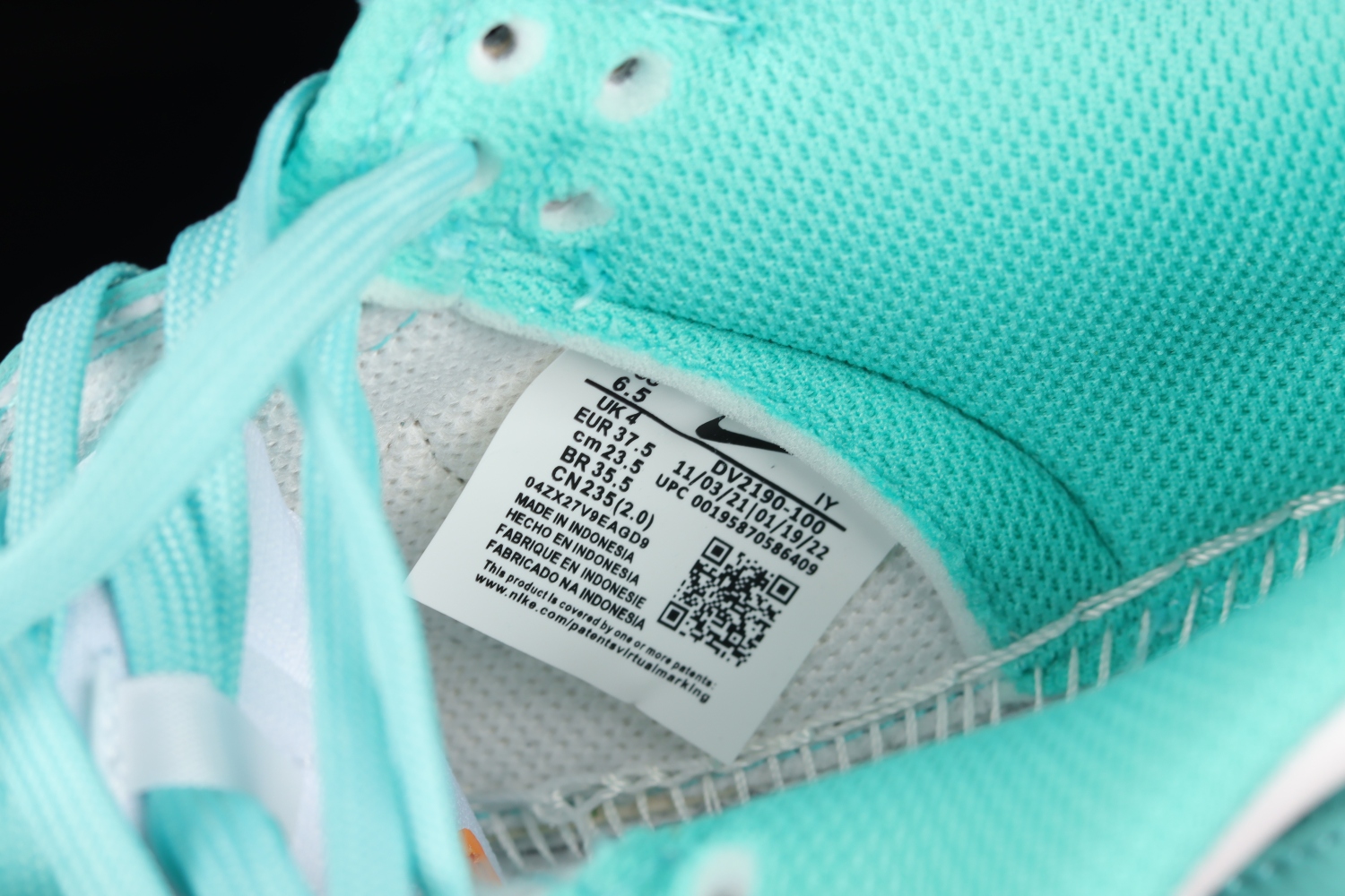 Nike Dunk Low White Turquoise (W) DV2190-100