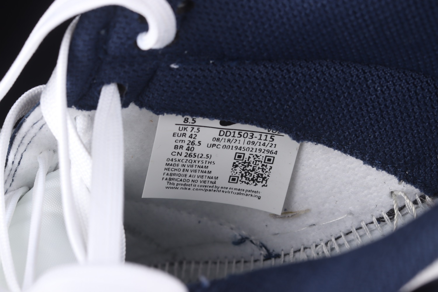 Nike Dunk Low Vintage Navy (W) DD1503-115