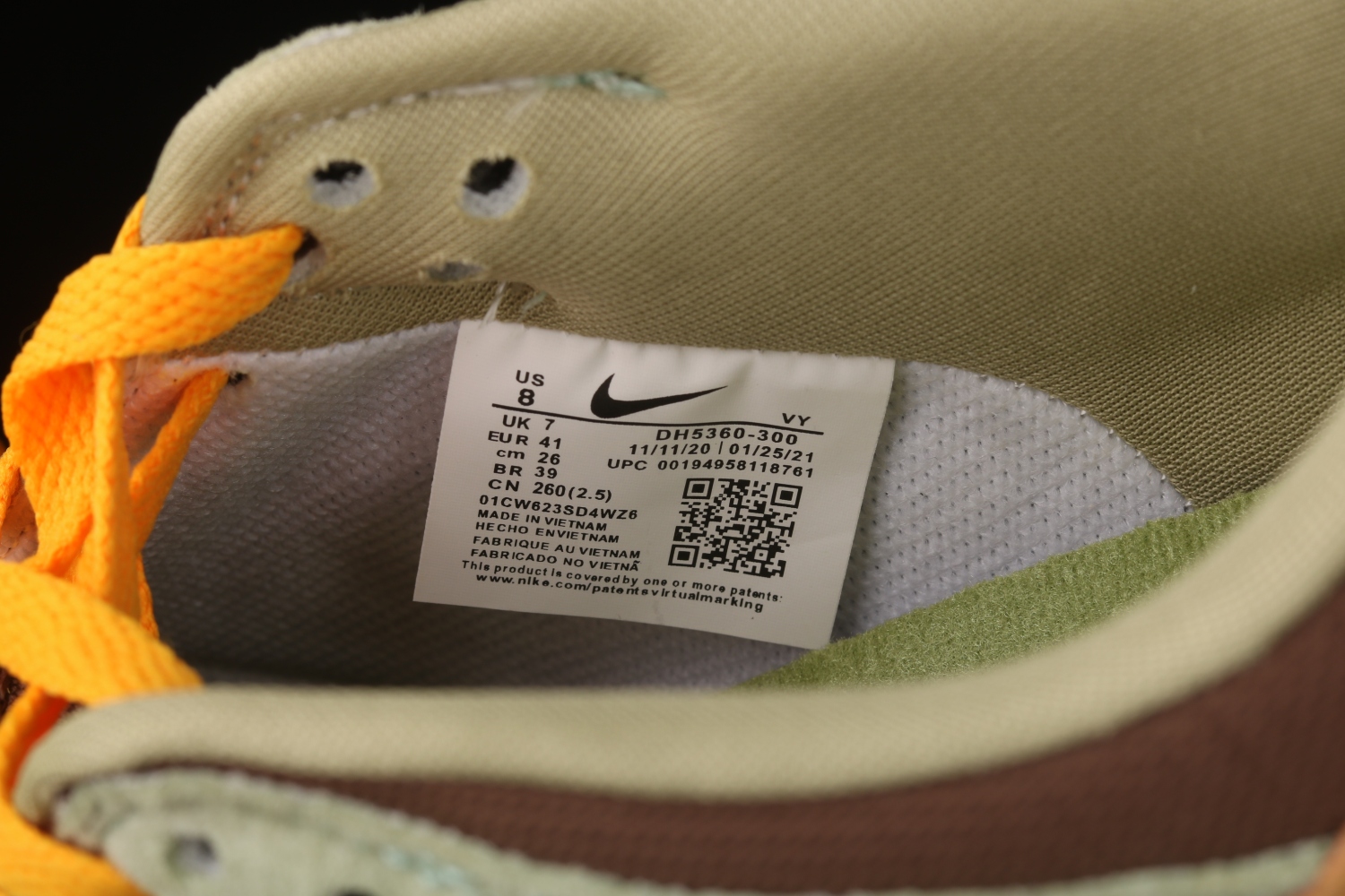 Nike Dunk Low Olive Brown Orange  DH5360-300