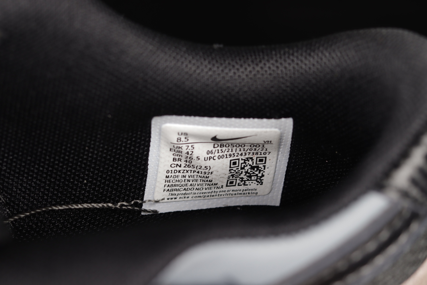 Nike Dunk Low Scrap Black Gum DB0500-001