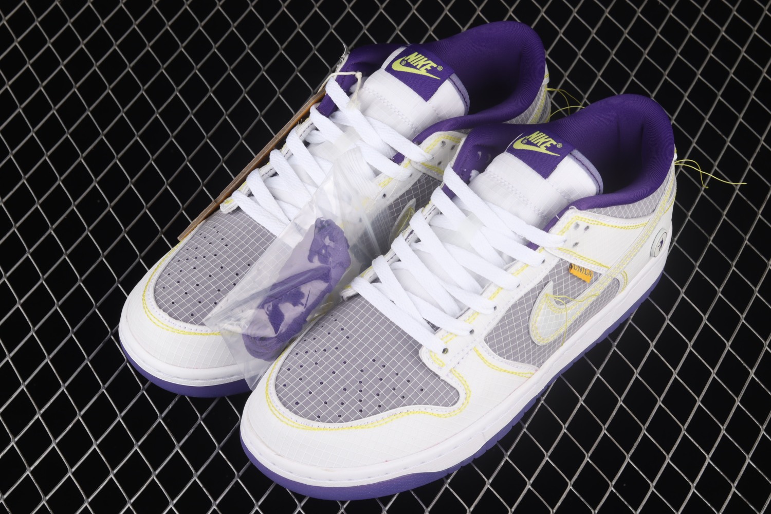 Nike Dunk Low Union Passport Pack Grey Purple DJ9649-500