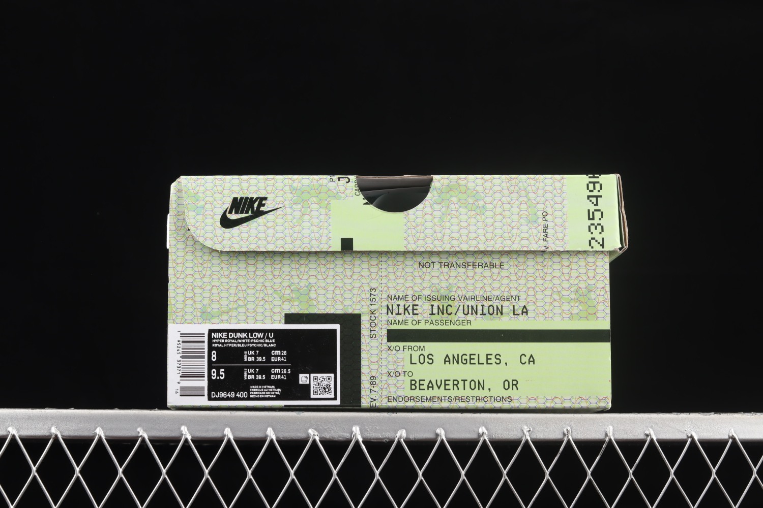 Nike Dunk Low Union Passport Pack Argon DJ9649-400