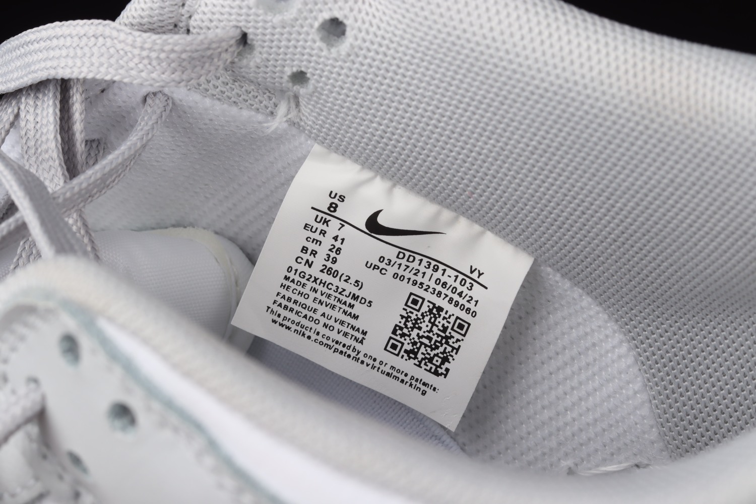 Nike Dunk Low Grey Fog DD1391-103